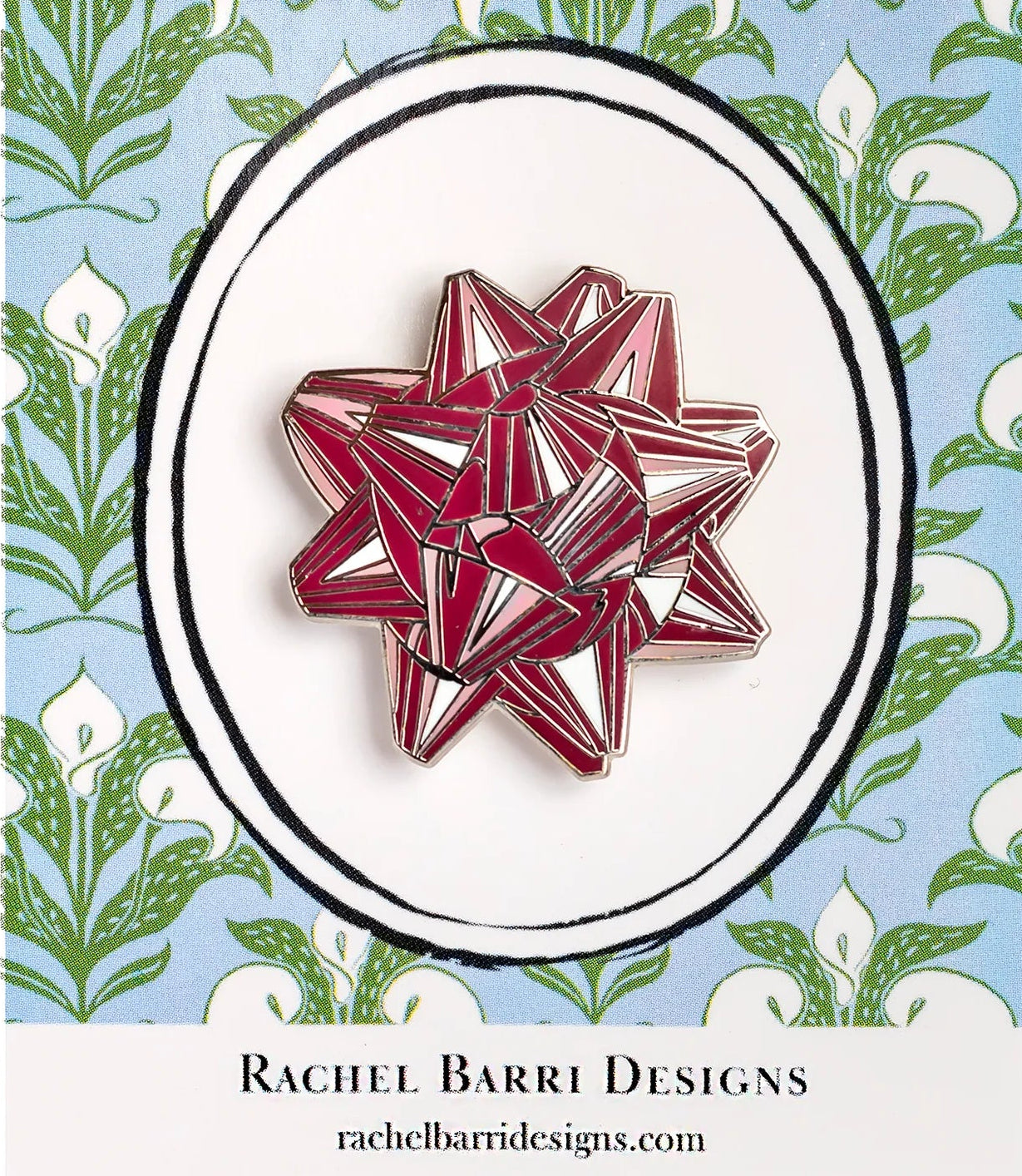 Holiday Bow Needle Minder Accessory