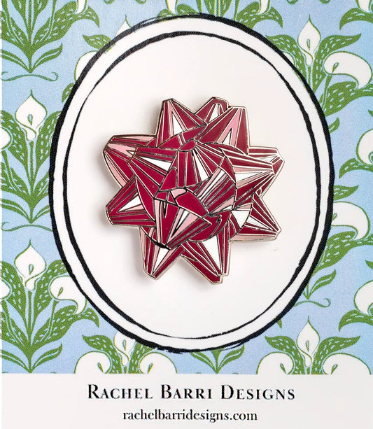 Holiday Bow Needle Minder Accessory